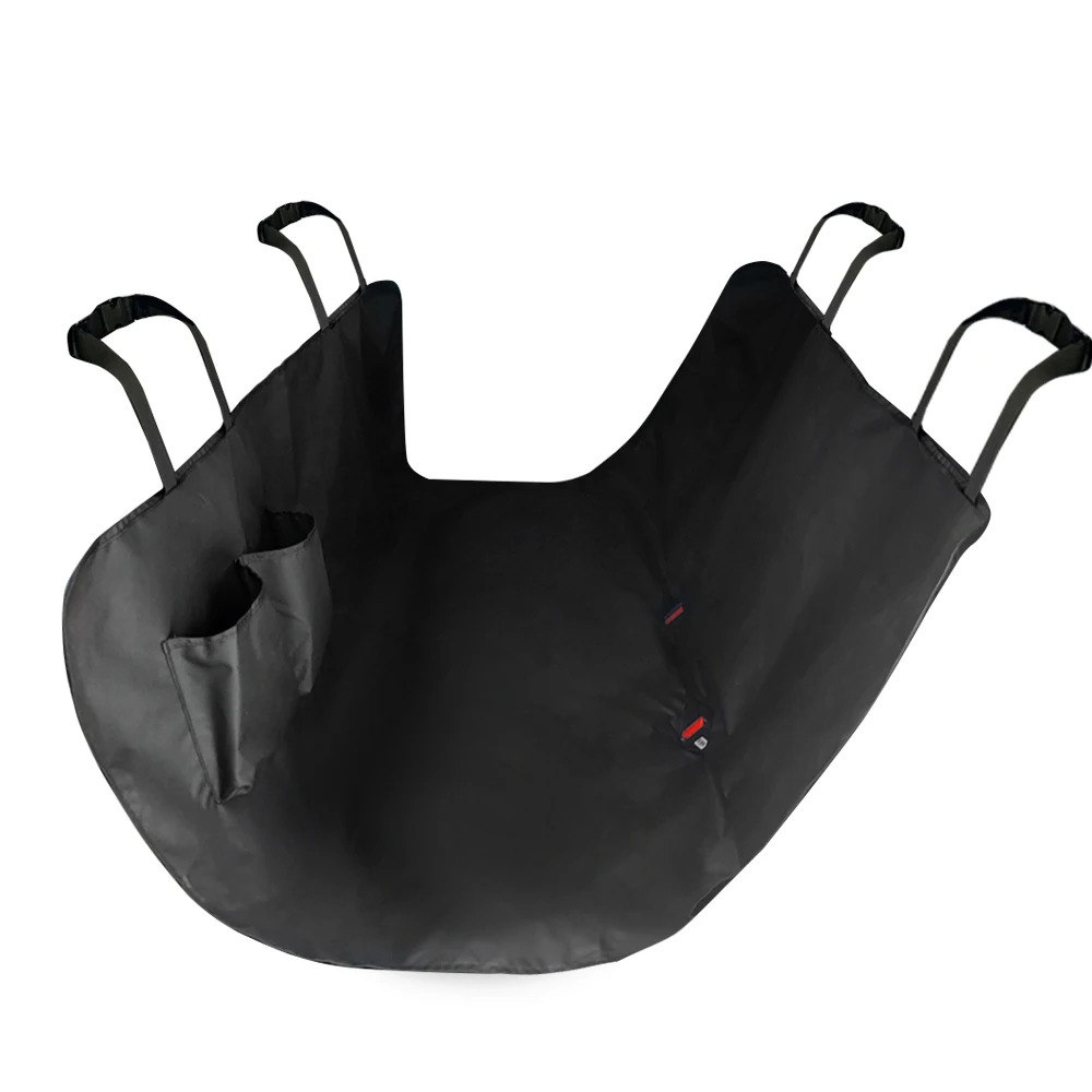 Funda de asiento de coche para perro de tela Oxford 600D, impermeable, para viaje, hamaca, estera protectora para asiento de coche con bolsillo de almacenamiento - Imagen 6