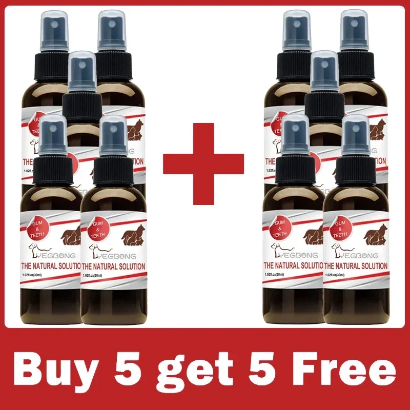 Spray de limpieza Dental para mascotas, ambientador para perros que elimina el mal aliento, limpieza Oral para gatos, cuidado Dental, desodorización, suministros para mascotas, 30ml - Imagen 9