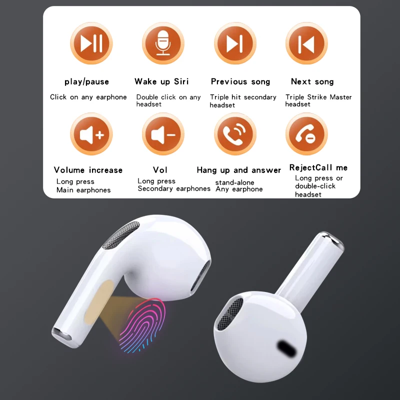 Original Sony Pro4 auriculares inalámbricos Bluetooth verdaderos auriculares sonido HiFi baja latencia reducción de ruido auriculares para con micrófono - Imagen 5