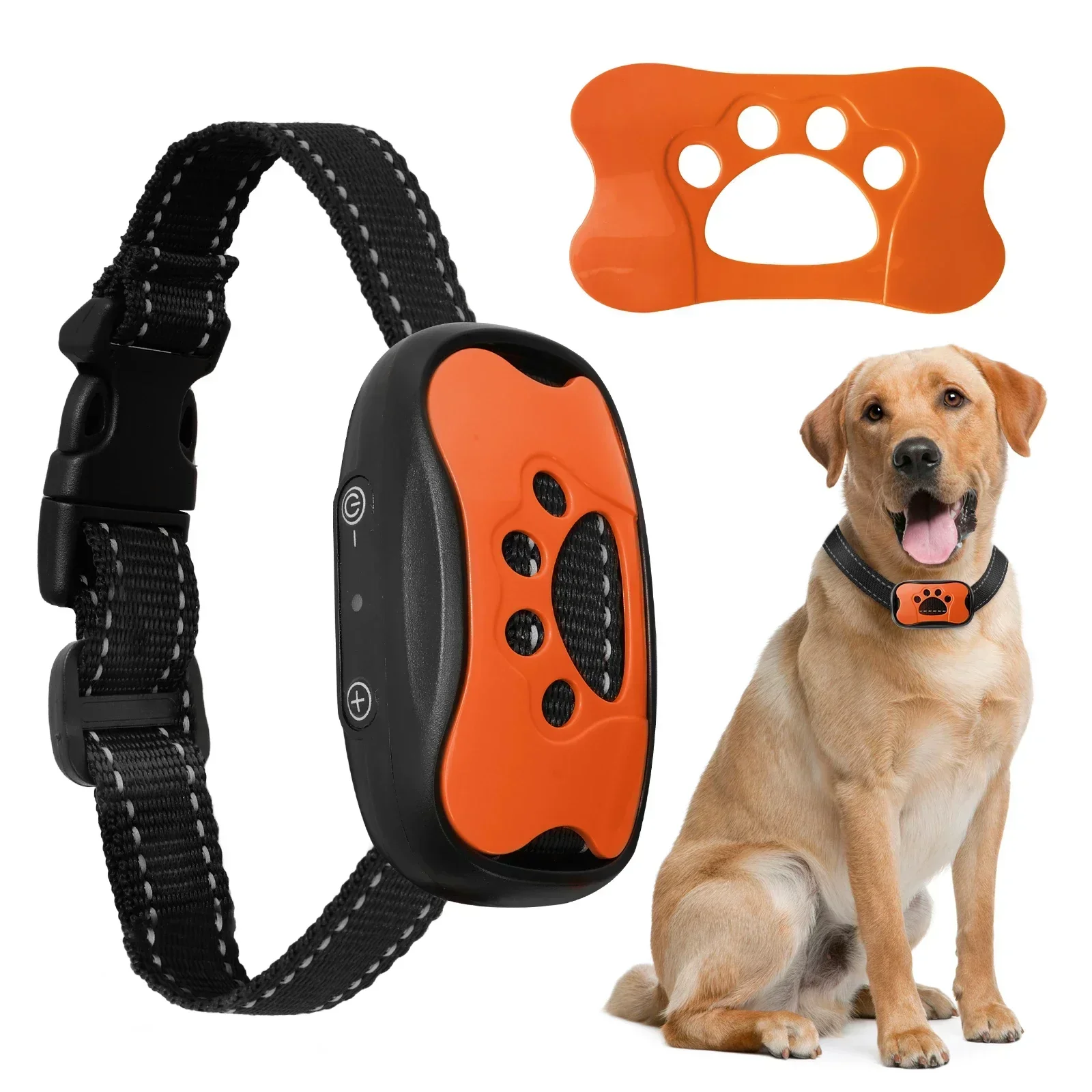 Dispositivo antiladridos para perros, Collar de entrenamiento para perros recargable por USB, Collar ultrasónico antiladridos con vibración para dejar de ladrar - Imagen 16