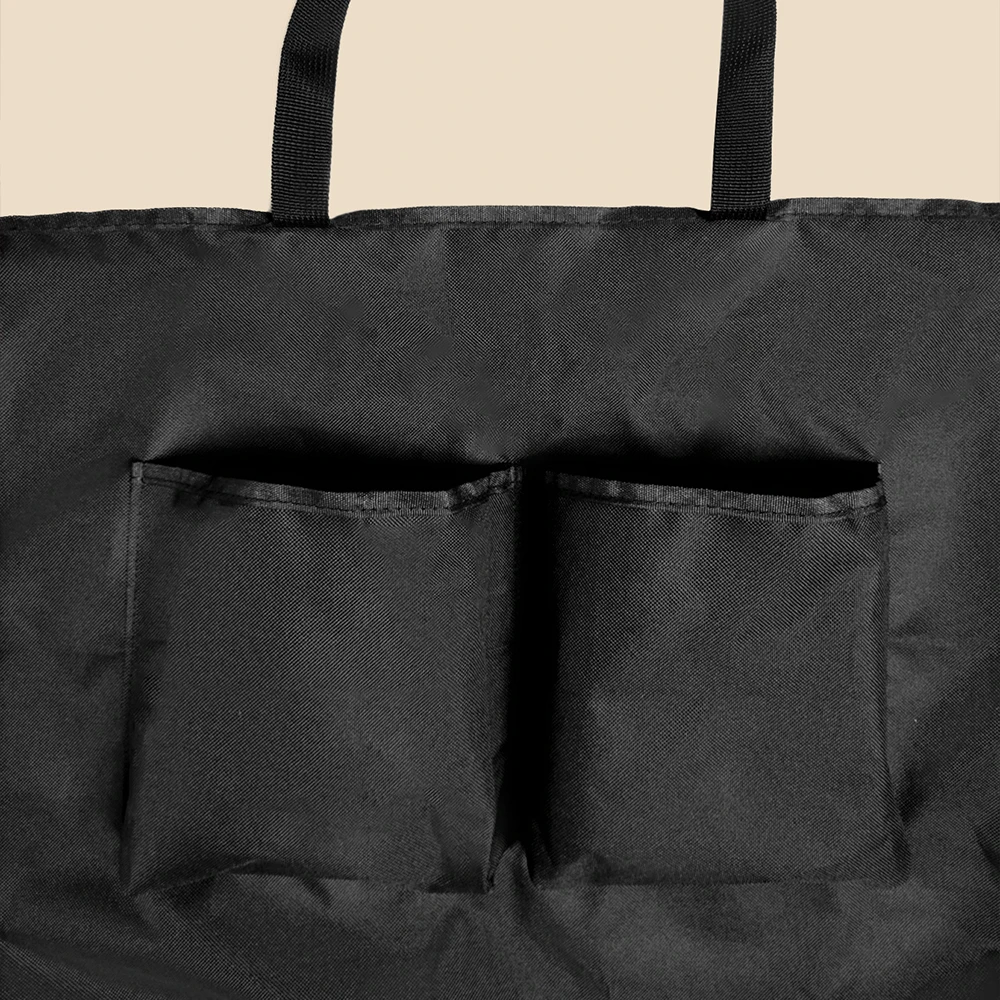 Funda de asiento de coche para perro de tela Oxford 600D, impermeable, para viaje, hamaca, estera protectora para asiento de coche con bolsillo de almacenamiento - Imagen 9