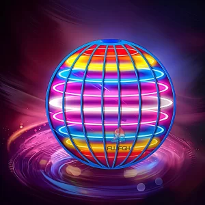 Juego para mascota Bola voladora de suspensión LED de Color, bola Boomerang automática, bola mágica de tecnología negra, juguetes voladores giroscópico antigravedad para niños