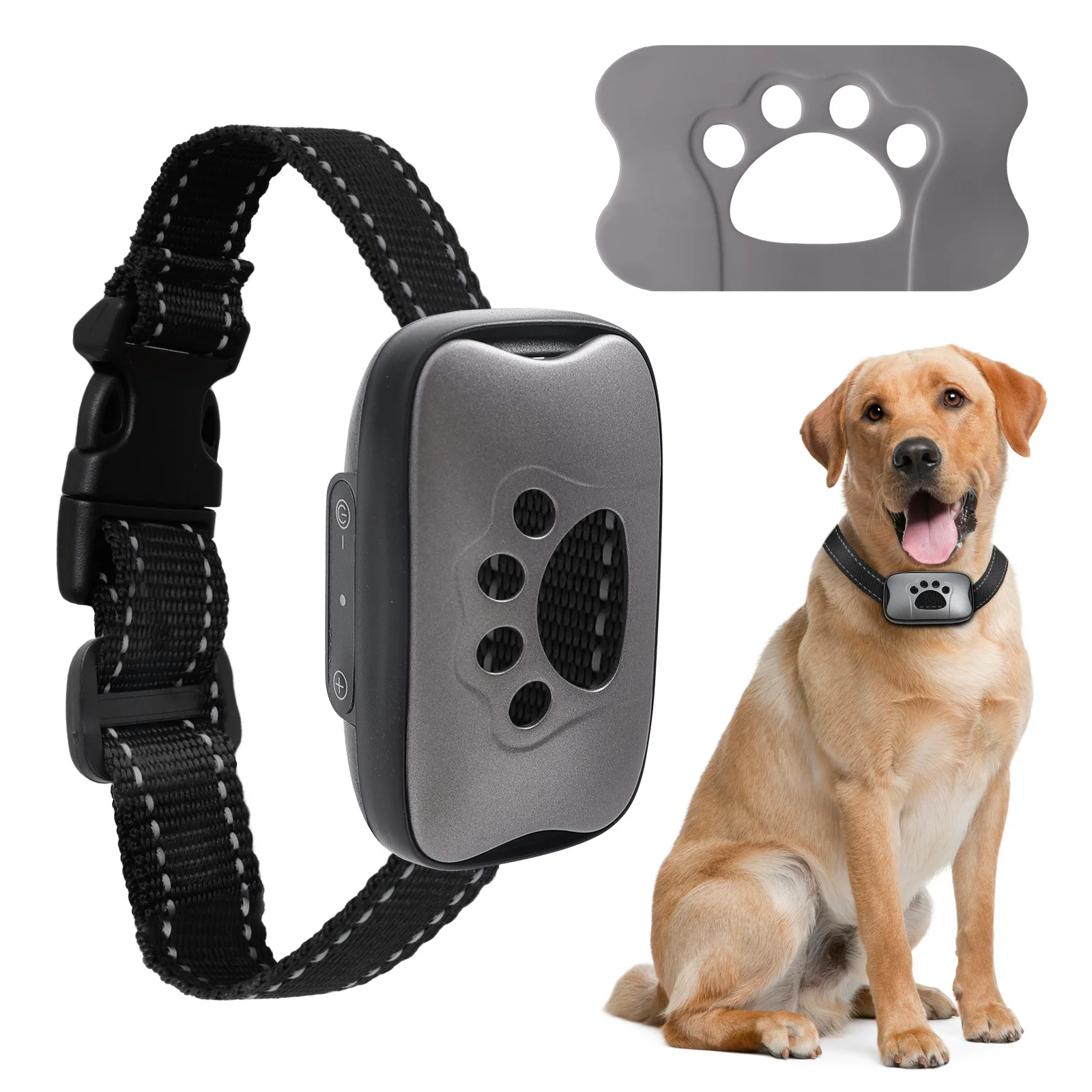 Dispositivo antiladridos para perros, Collar de entrenamiento para perros recargable por USB, Collar ultrasónico antiladridos con vibración para dejar de ladrar - Imagen 7
