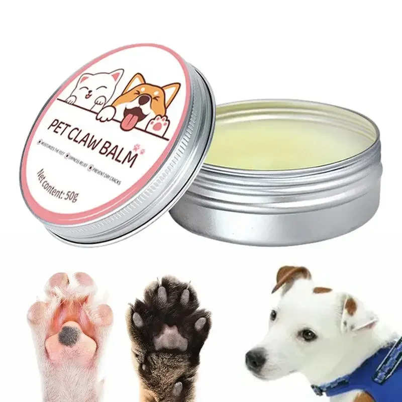 Crema hidratante para pies de mascotas, 50g, crema para patas de gato para el hogar, pata de perro, pata de gato, cuidado de invierno, crema hidratante para pies de perro - Imagen 2