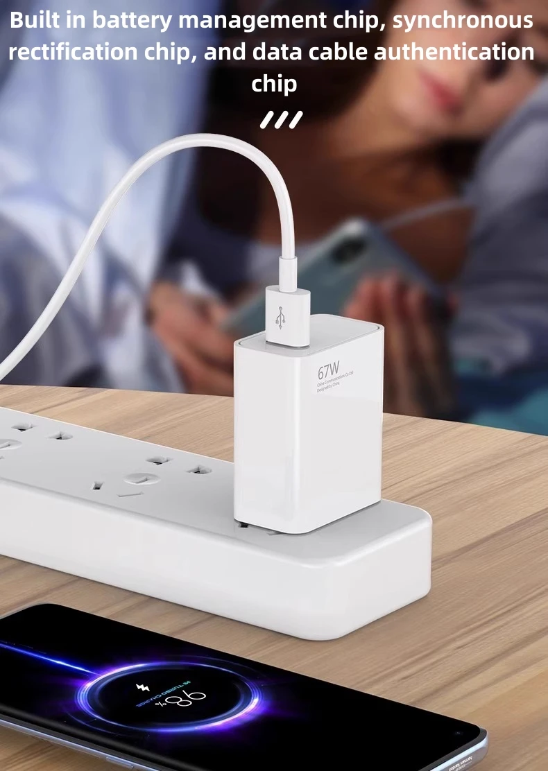 Cargador rápido USB de 67W, Cable de carga tipo C Turbo para Xiaomi 14, 13, 12, 11, 10, Ultra Redmi Note 12T, 13 Pro - Imagen 2