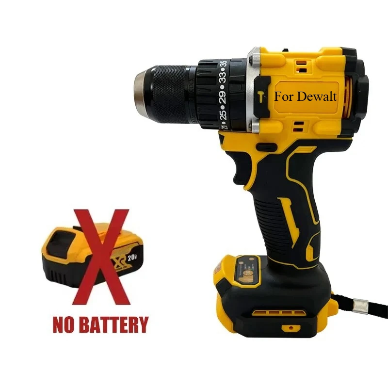 Taladro eléctrico inalámbrico DCD800 de 2000RPM, destornillador de impacto sin escobillas de 1/2 pulgadas, herramientas eléctricas de litio para batería Dewalt de 20V - Imagen 11