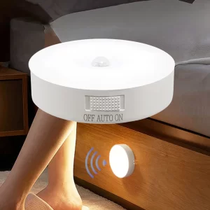 Luz nocturna recargable por USB con sensor de movimiento, lámpara LED para cocina, dormitorio, escaleras, pasillo, armario, luz nocturna
