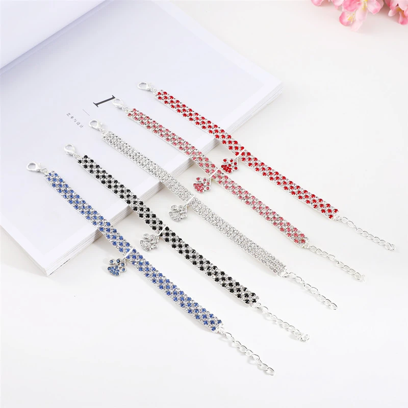 Collares de cuello de perro de circón brillante, collar de cadena extendida de aleación duradera para mascotas pequeñas y medianas, regalos de fiesta rosa, collar para perros y gatos - Imagen 22