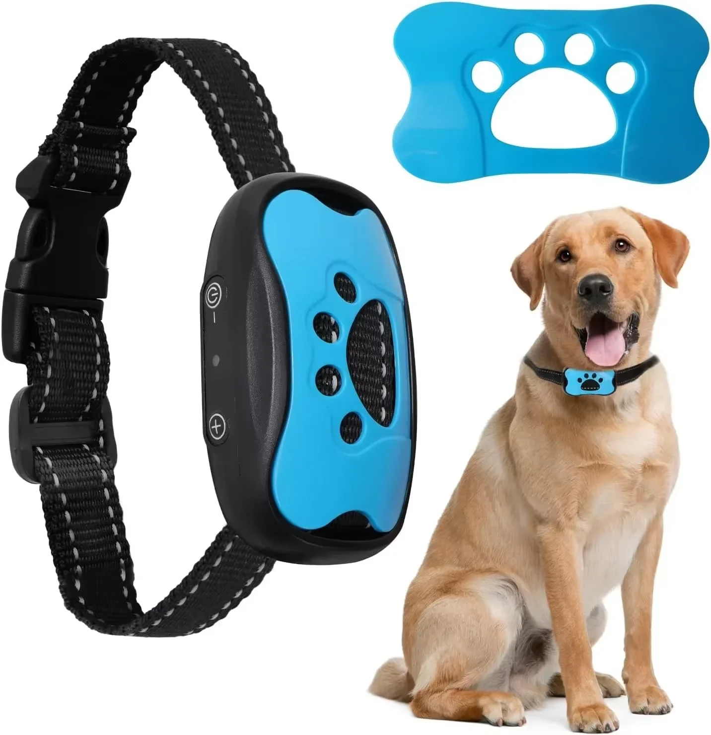 Dispositivo antiladridos para perros, Collar de entrenamiento para perros recargable por USB, Collar ultrasónico antiladridos con vibración para dejar de ladrar - Imagen 9