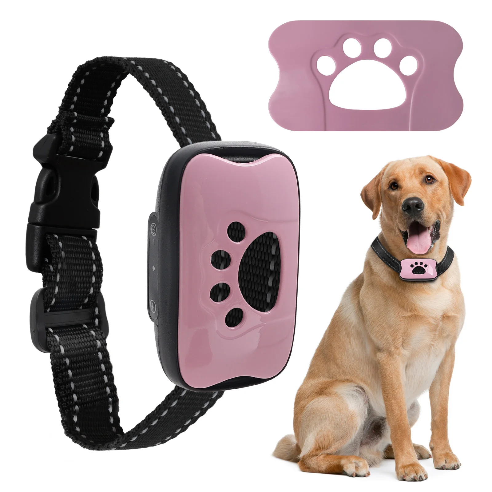 Dispositivo antiladridos para perros, Collar de entrenamiento para perros recargable por USB, Collar ultrasónico antiladridos con vibración para dejar de ladrar - Imagen 8