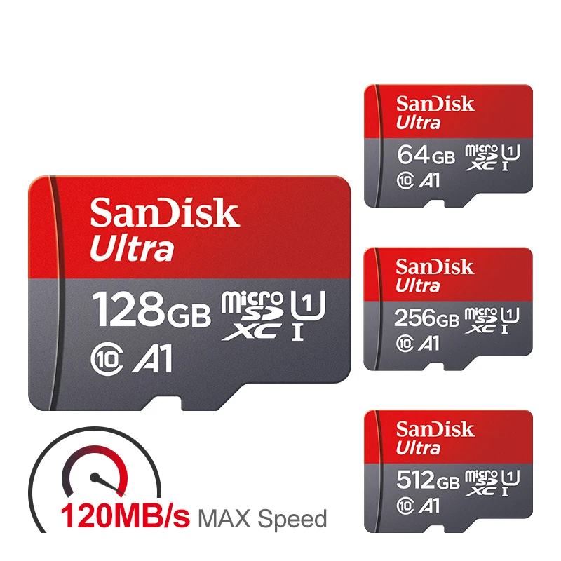 Ultra microsd 128GB 32GB 64GB 256GB 512GB A1 Tarjeta Micro SD SD TF Tarjeta Flash Tarjeta de Memoria Clase 10 para Teléfono - Imagen 2