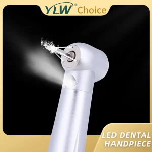 Pieza de mano Dental LED, pulsador de alta velocidad, 3 rodamientos de cerámica con luz de pulverización de agua, puntas de odontología, turbina de aire, bolígrafos de alta rotación