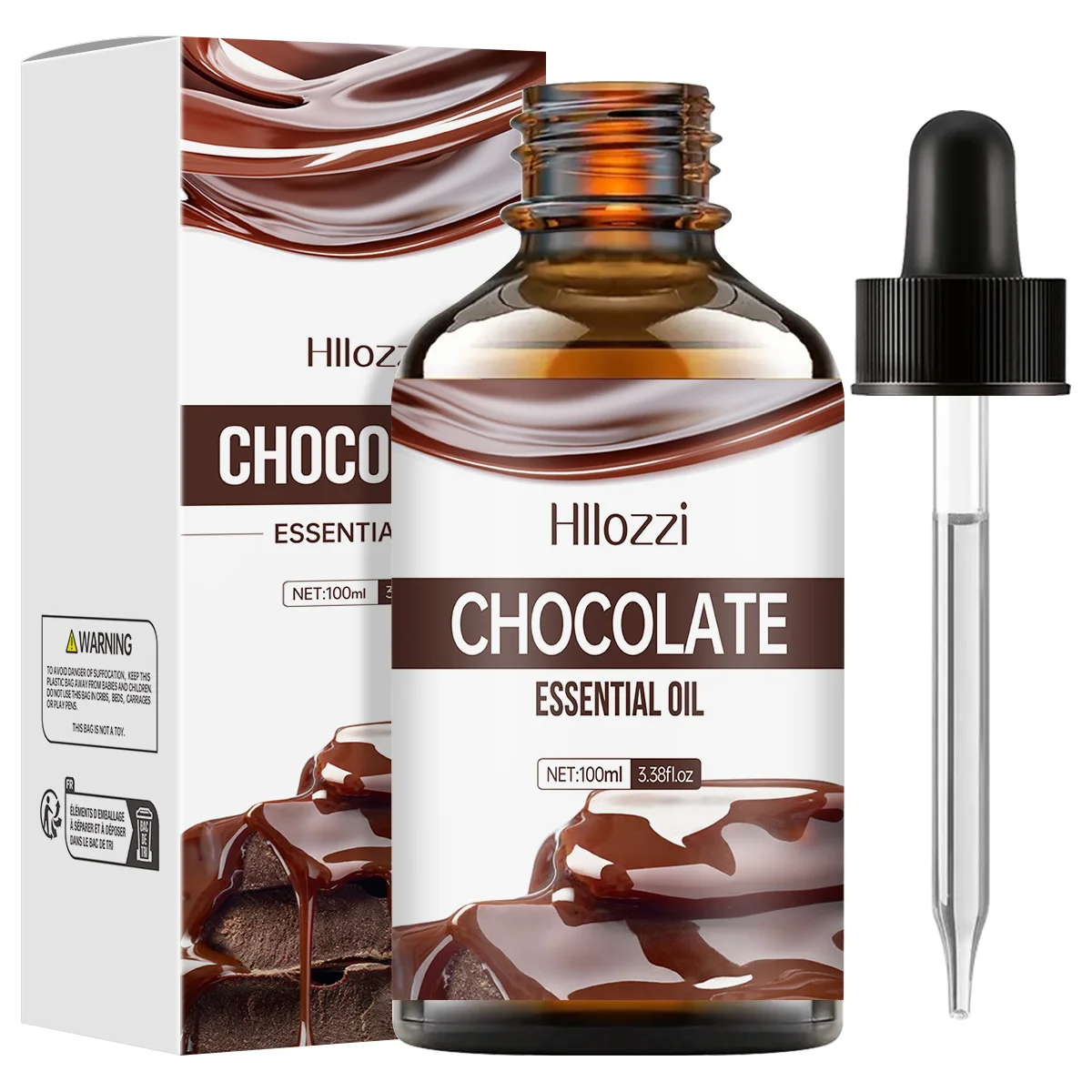 El aceite esencial de chocolate tiene una fragancia dulce y suave y es adecuado para el masaje corporal y el cuidado del cabello. - Imagen 7