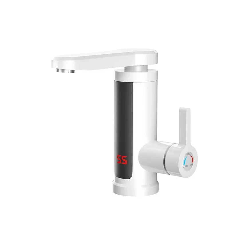 Grifo / llave calentador instantáneo eléctrico, grifo calentador de agua sin tanque, grifo de agua caliente eléctrico, pantalla LCD de temperatura - Imagen 8