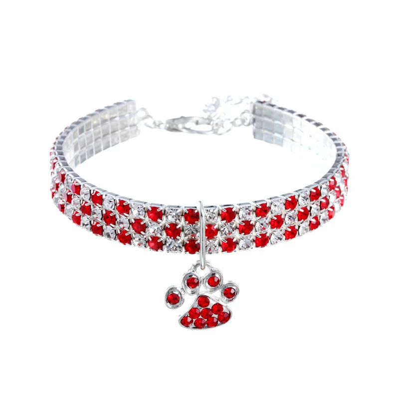 Collares de cuello de perro de circón brillante, collar de cadena extendida de aleación duradera para mascotas pequeñas y medianas, regalos de fiesta rosa, collar para perros y gatos - Imagen 15