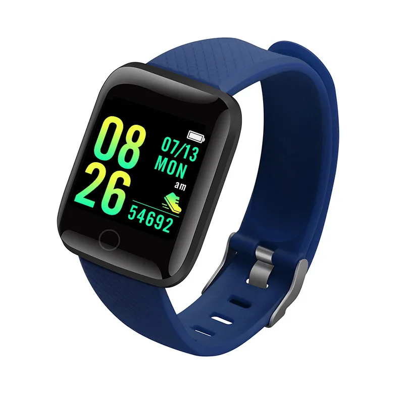 Reloj inteligente 116Plus D13 Y68 pulsera deportiva correr Monitor de Fitness seguimiento mensaje de ritmo cardíaco recordatorio hombres reloj inteligente mujer - Imagen 10