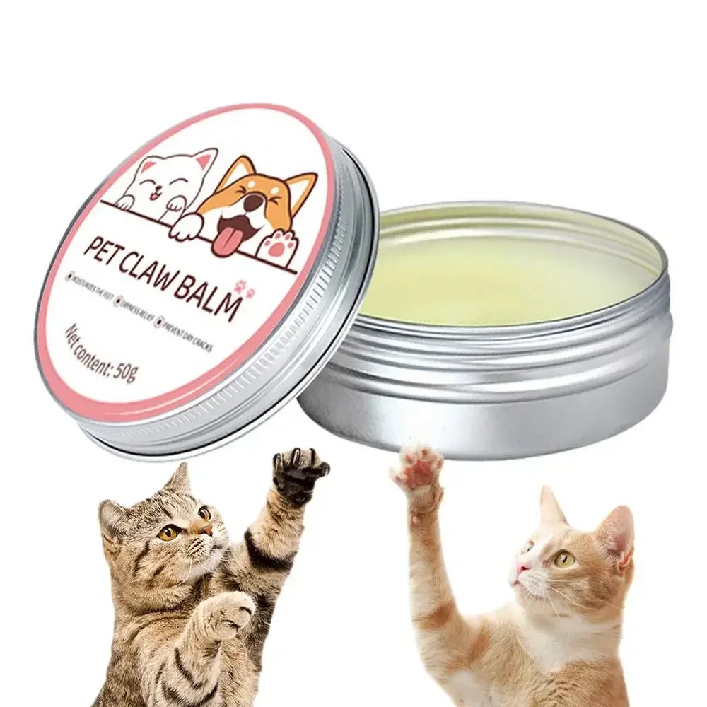 Crema hidratante para pies de mascotas, 50g, crema para patas de gato para el hogar, pata de perro, pata de gato, cuidado de invierno, crema hidratante para pies de perro - Imagen 8