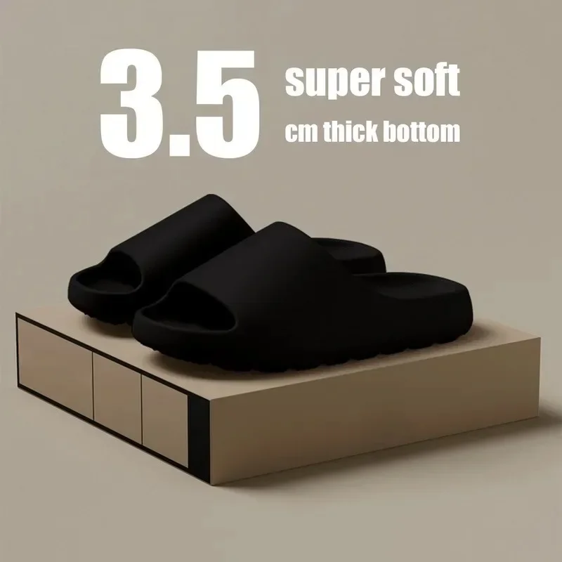 Zapatillas de coco, sandalias de suela gruesa de nube, moda de verano, zapatillas de playa de fondo suave para hombres, sandalias para mujeres, chanclas EVA - Imagen 10