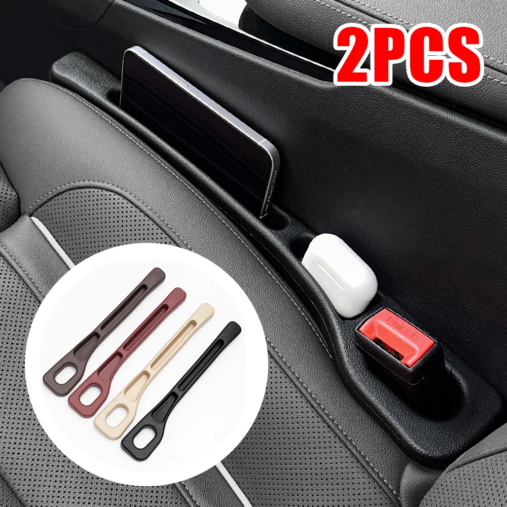 Enchufe de costura lateral para espacio de asiento de coche, tira de relleno a prueba de fugas para todos los modelos de coche, cartera, soporte para teléfono, accesorios para coche - Imagen 8