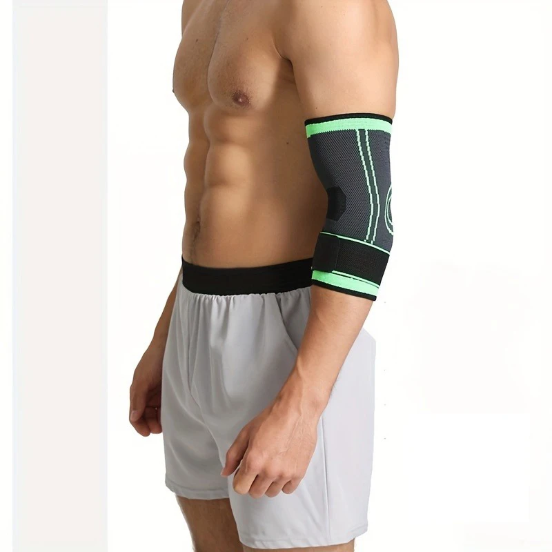 Protector de codo deportivo para hombres y mujeres, funda protectora para brazo, correa para cinturón de codo de tenis, bobinado presurizado, 1 ud. - Imagen 8