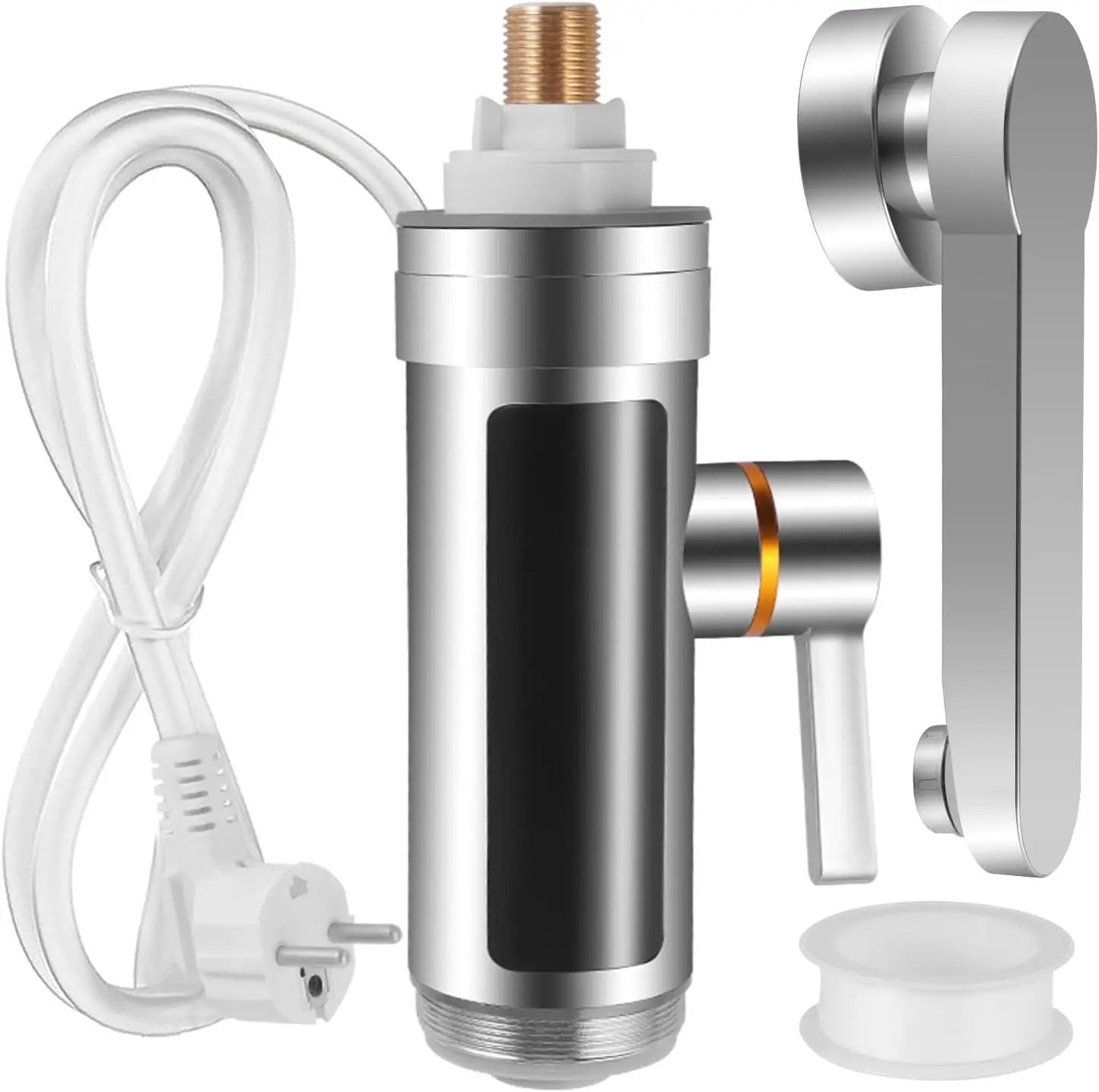 Grifo / llave calentador instantáneo eléctrico, grifo calentador de agua sin tanque, grifo de agua caliente eléctrico, pantalla LCD de temperatura - Imagen 9