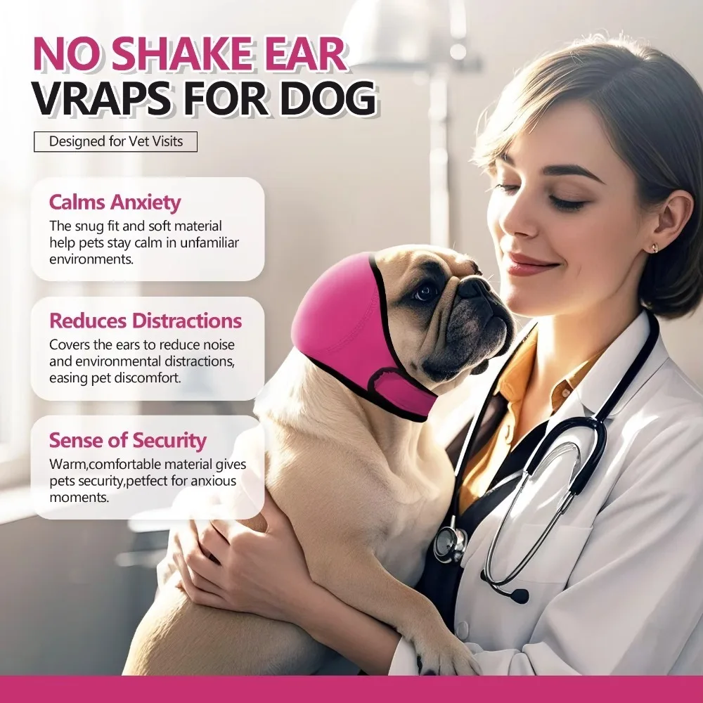 Protección auditiva para perros, orejeras calmantes con reducción de ruido, impermeable, calmante para perros, orejeras para perros a prueba de golpes - Imagen 16