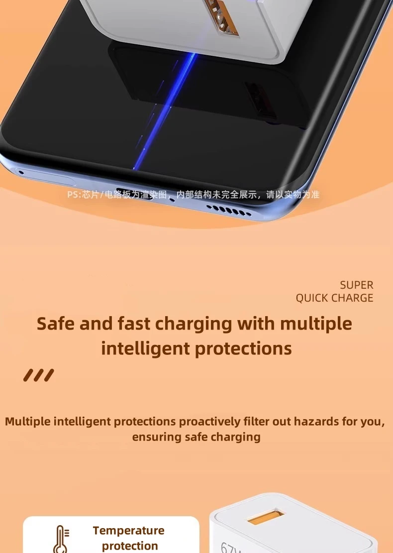 Cargador rápido USB de 67W, Cable de carga tipo C Turbo para Xiaomi 14, 13, 12, 11, 10, Ultra Redmi Note 12T, 13 Pro - Imagen 13