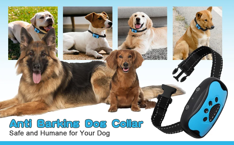 Dispositivo antiladridos para perros, Collar de entrenamiento para perros recargable por USB, Collar ultrasónico antiladridos con vibración para dejar de ladrar - Imagen 18