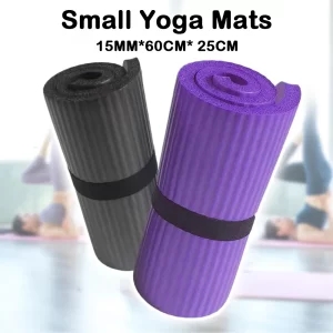 Rodillera gruesa para Yoga, tapete antideslizante cómodo de 15MM para Fitness, gimnasio, Pilates en casa, soporte para entrenamiento, rodillas, codos, protección del suelo