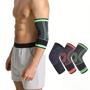 Protector de codo deportivo para hombres y mujeres, funda protectora para brazo, correa para cinturón de codo de tenis, bobinado presurizado, 1 ud.