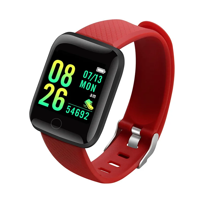 Reloj inteligente 116Plus D13 Y68 pulsera deportiva correr Monitor de Fitness seguimiento mensaje de ritmo cardíaco recordatorio hombres reloj inteligente mujer - Imagen 13
