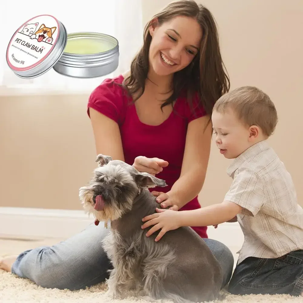 Crema hidratante para pies de mascotas, 50g, crema para patas de gato para el hogar, pata de perro, pata de gato, cuidado de invierno, crema hidratante para pies de perro - Imagen 10