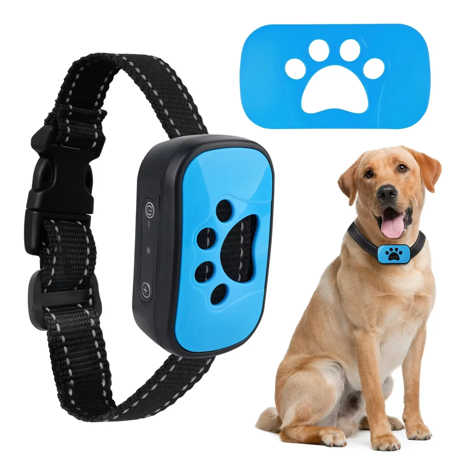 Dispositivo antiladridos para perros, Collar de entrenamiento para perros recargable por USB, Collar ultrasónico antiladridos con vibración para dejar de ladrar - Imagen 12