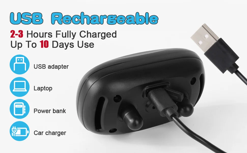 Dispositivo antiladridos para perros, Collar de entrenamiento para perros recargable por USB, Collar ultrasónico antiladridos con vibración para dejar de ladrar - Imagen 22