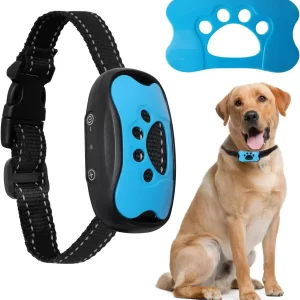 Dispositivo antiladridos para perros, Collar de entrenamiento para perros recargable por USB, Collar ultrasónico antiladridos con vibración para dejar de ladrar